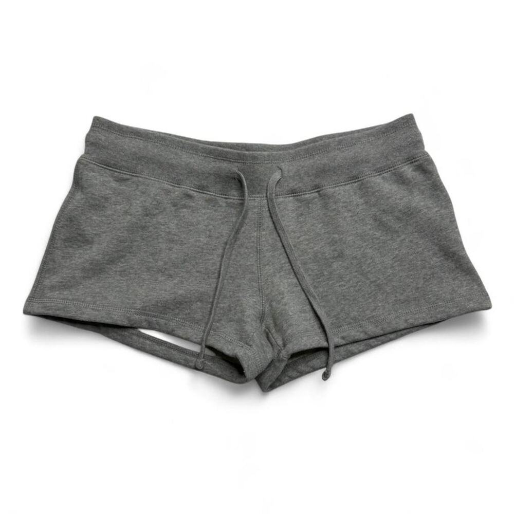 Brandy Melville Grey Low Rise Jawstring cotton loungewear summer shorts NWT